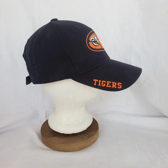 Clemson Tigers Hat Cap Mens Black Strap Back Adjustable Russell Athletic - Picture 2 of 6